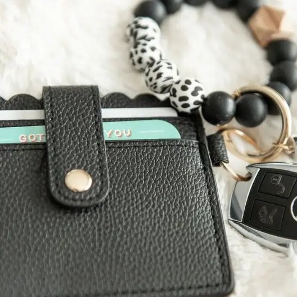 NEW~ Wristlet Keychain Wallet🖤✨